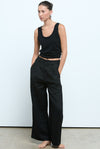 AURELIE LINEN PANT - BLACK