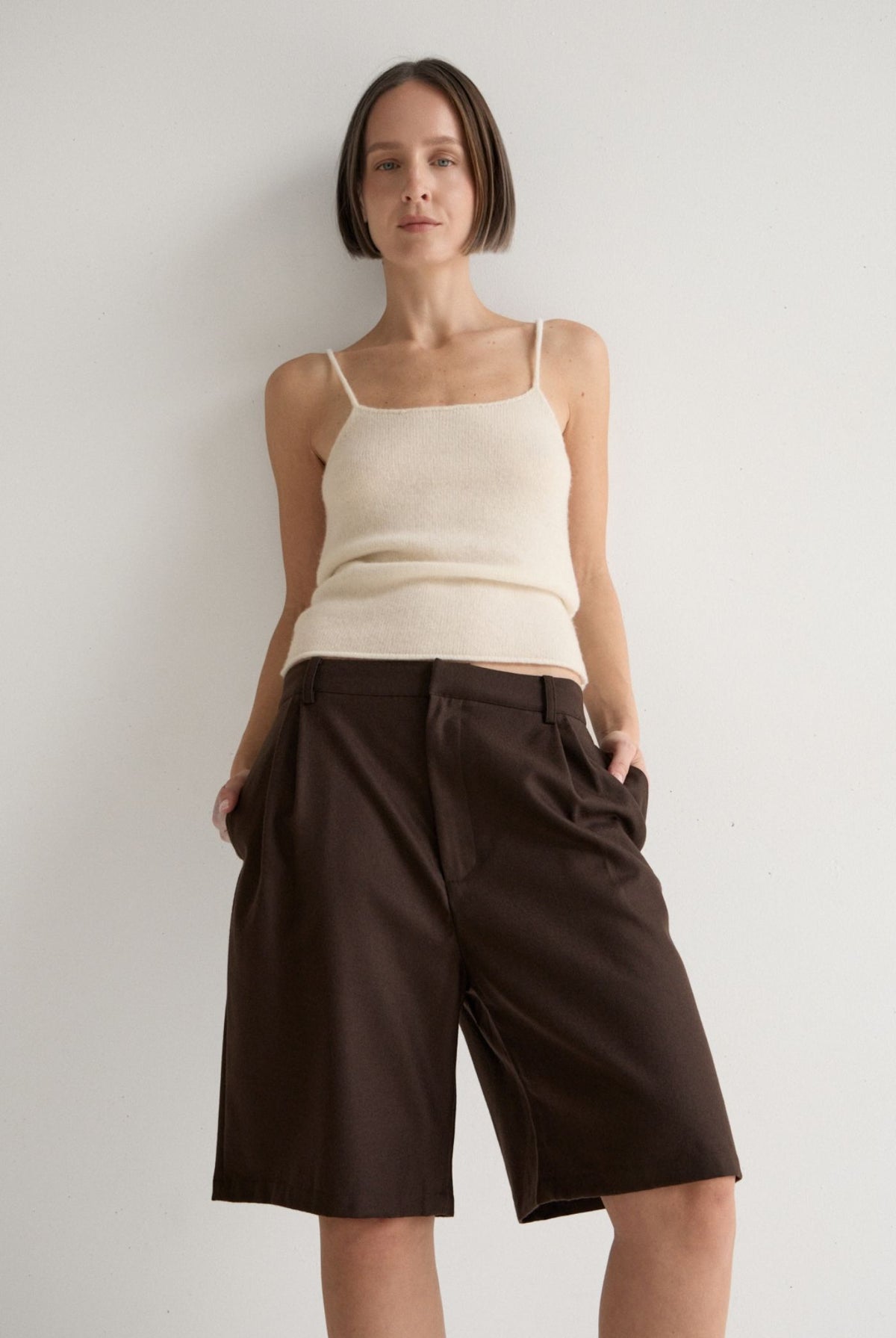 ELM WOOL BERMUDA SHORT