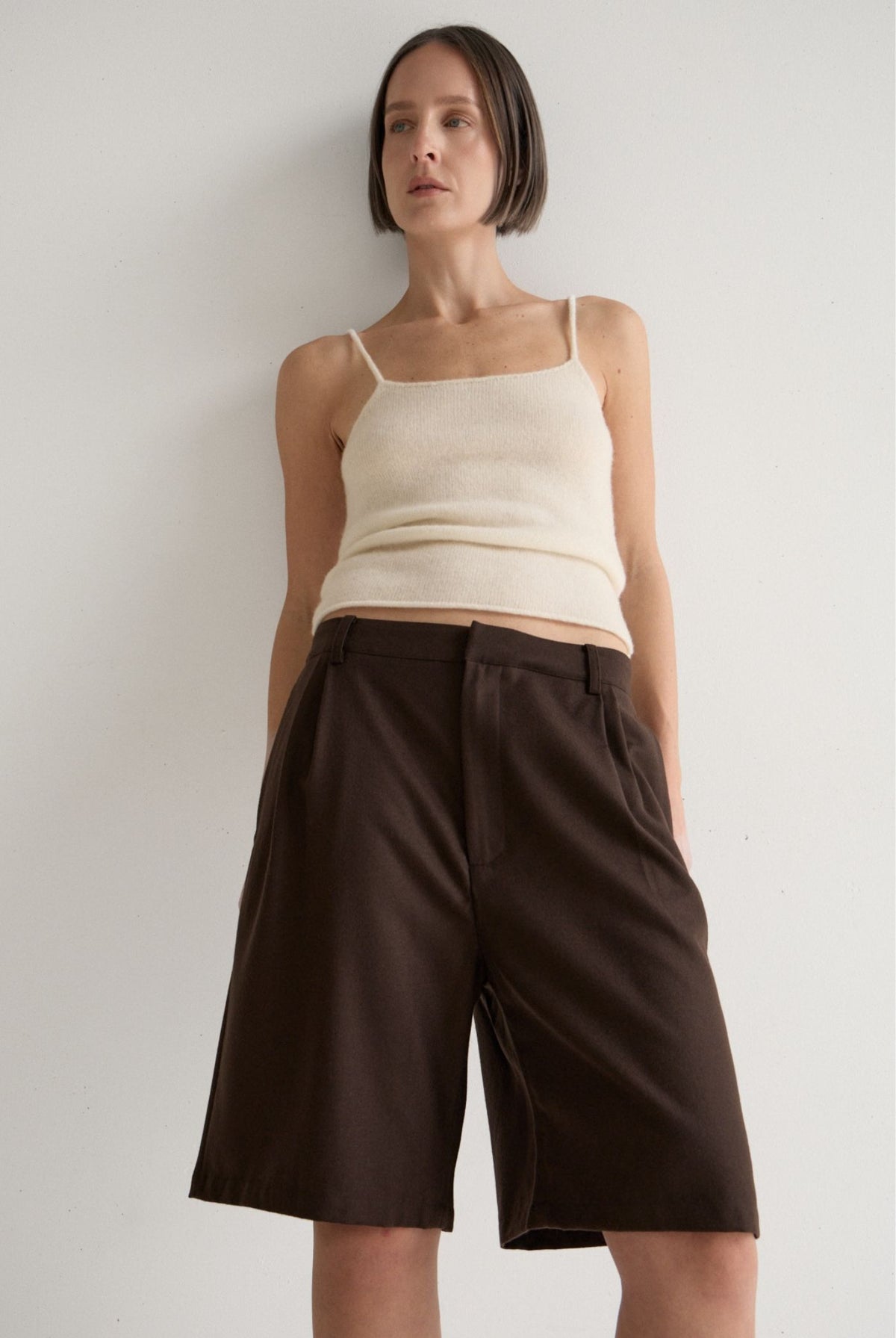 ELM WOOL BERMUDA SHORT