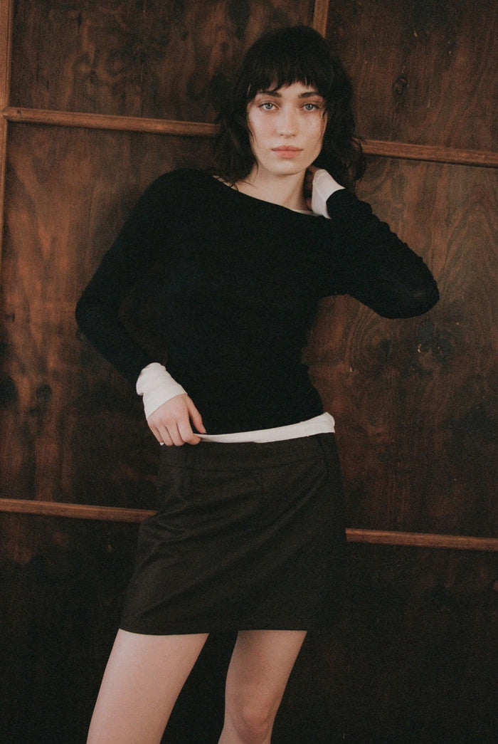 ELM WOOL MINI SKIRT