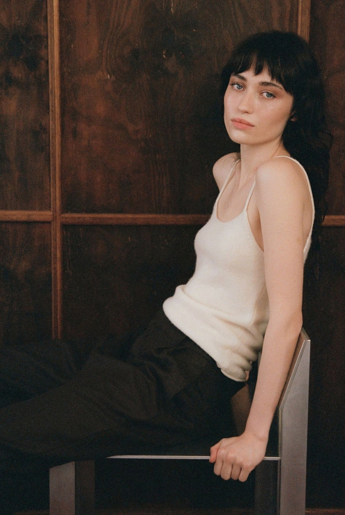 HAZE KNIT CAMI - IVORY