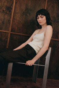 HAZE KNIT CAMI - IVORY
