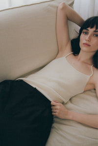 HAZE KNIT CAMI - IVORY