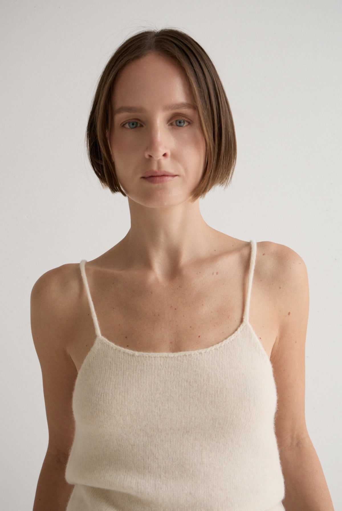 HAZE KNIT CAMI - IVORY