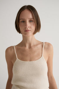 HAZE KNIT CAMI - IVORY