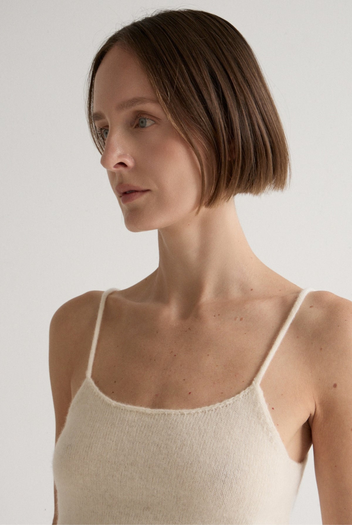 HAZE KNIT CAMI - IVORY
