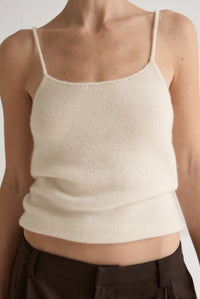 HAZE KNIT CAMI - IVORY