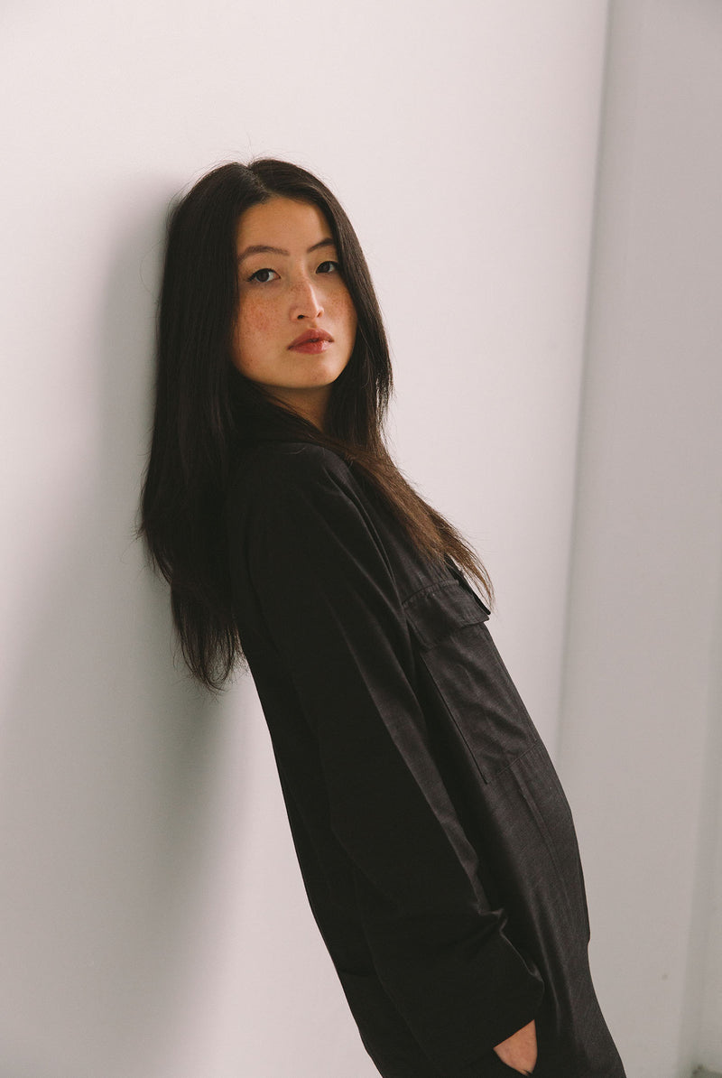 SOLACER BOILERSUIT - VINTAGE BLACK